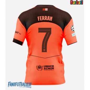 Barcelona Ferran Torres #7 Tricou Fotbal Replică 2025-26 Barbati Treilea